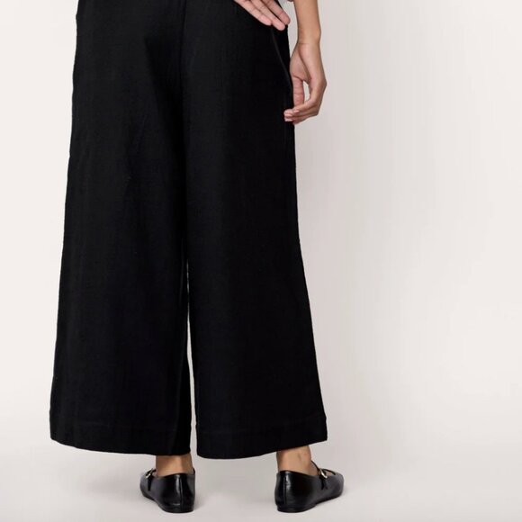 Laude the Label Everyday Pant in Black Cotton - S - Picture 7 of 9